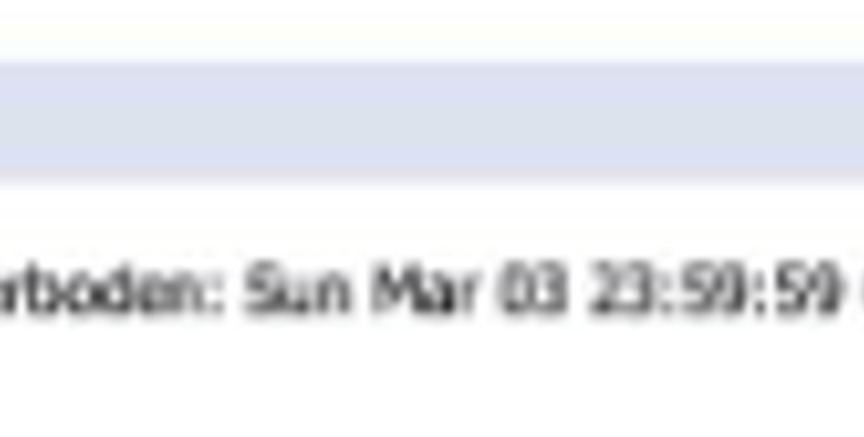 einddatum in verleden