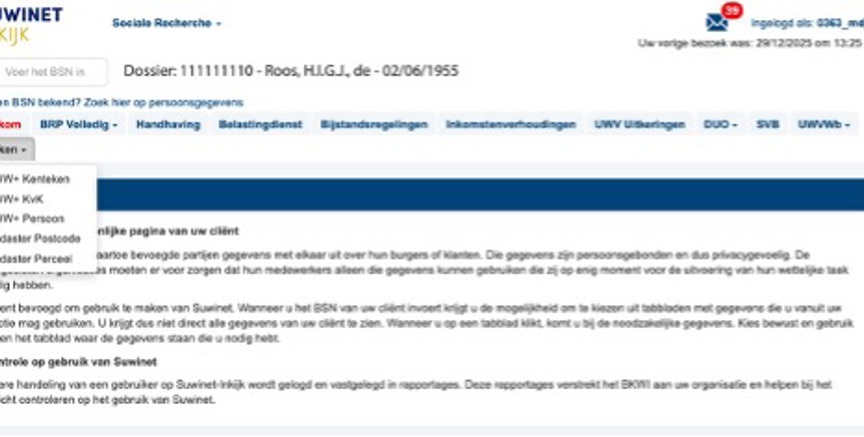 2141 zoekfuncties binnen dossier